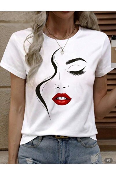 ALCİNOUS ΒΑΜΒΑΚΕΡΟ ΛΕΥΚΟ ΒΑΣΙΚΟ ΚΟΝΤΟΜΑΝΙΚΟ ΓΥΝΑΙΚΕΙΟ ΜΠΛΟΥΖΑΚΙ ΜΕ ΣΤΑΜΠΑ