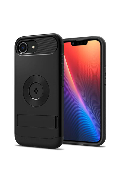 Spigen Λεπτή θήκη Armor MagSafe για iPhone 16e, μαύρη