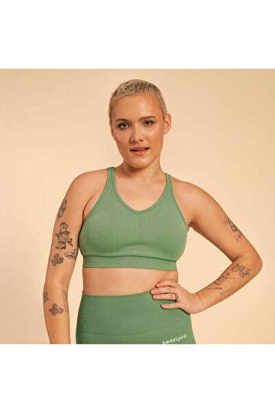 GymBeam Sutien sport Hyper Olivine - BeastPink