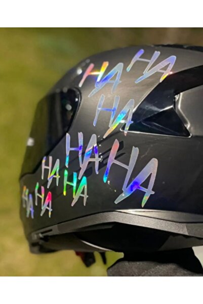 ÖZGÜL REKLAM HAHAHA STİCKER HOLOGRAM 13x19cm Araba sticker / Motor Sticker / ...