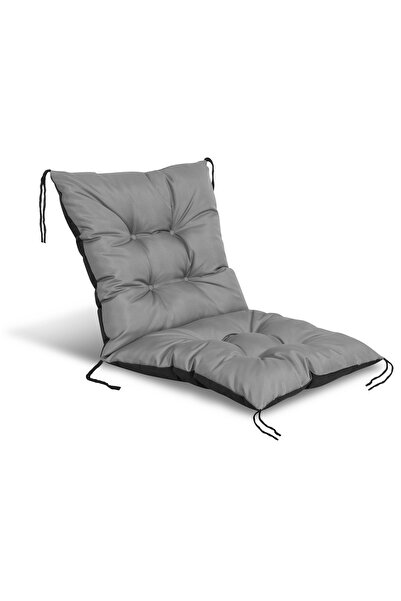 Other Pernă de grădină 50x50x50 cm pentru scaun, impermeabilă, gri