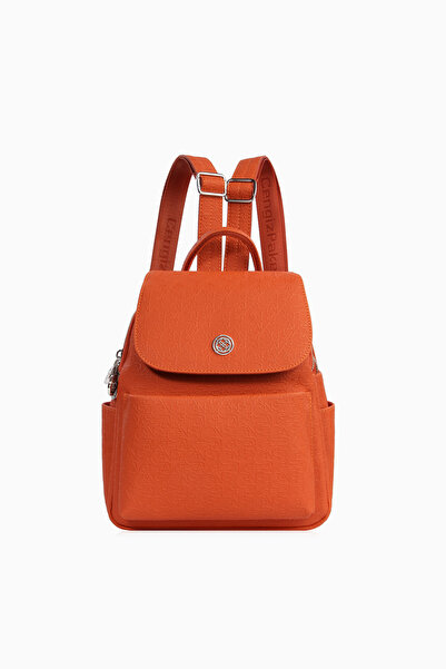 CENGİZ PAKEL حقيبة ظهر نسائية منقوشة - 7324G - كيريت