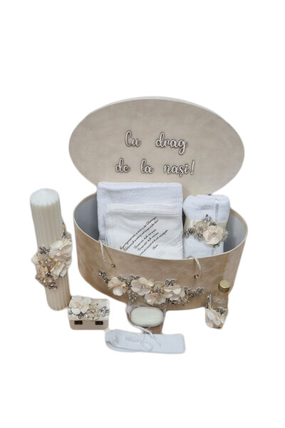 fantasialand Trusou botez elegant fetite-baieti, Cu Drag de la Nasi, in cutie...