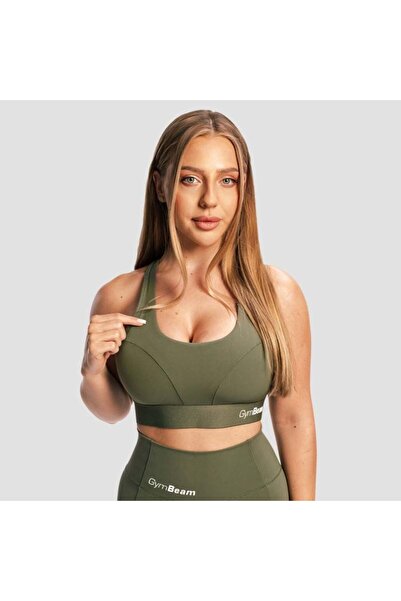 GymBeam Sutien sport de luptă gri măsliniu