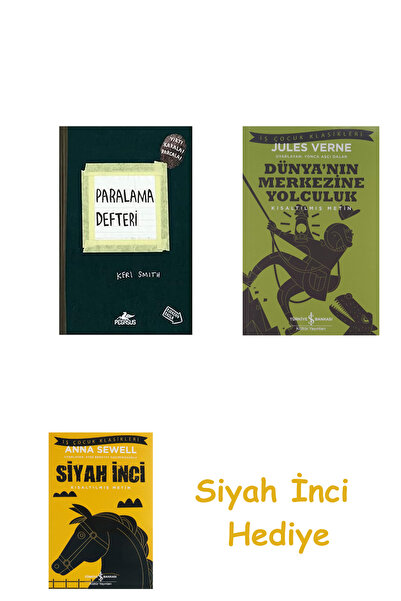 TÜRKİYE İŞ BANKASI KÜLTÜR YAYINLARI Paralama Defteri + Dünyanın Merkezine Yol...