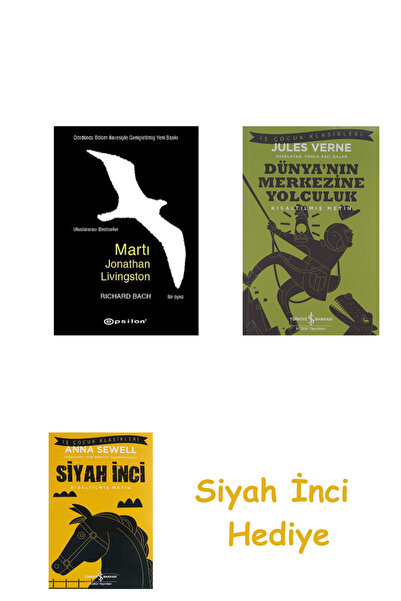 TÜRKİYE İŞ BANKASI KÜLTÜR YAYINLARI Martı Jonathan Livingston + Dünyanın Merk...