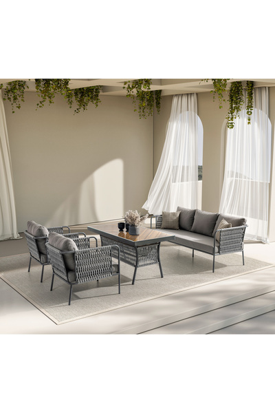 Boline Mobilya Monaco Bahçe Oturma Takımı