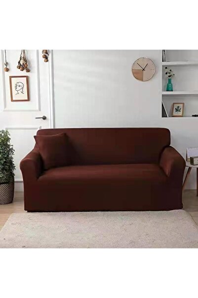ANATOLIATEKSTILE Elastic Corner Sofa Cover L(180*230) with elastic, Full Prot...