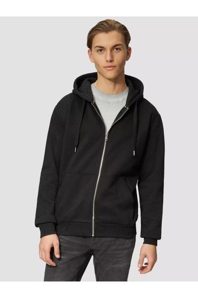 QS by s.Oliver Q/S by s.Oliver, Men's sweatshirt with zipper, Black