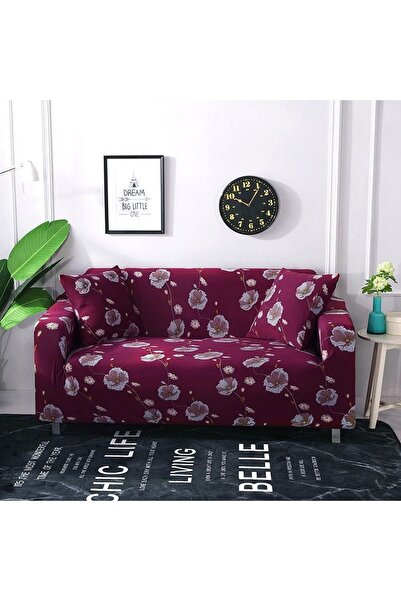 ANATOLIATEKSTILE Elastic Corner Sofa Cover M(145*200) with elastic, Full Prot...