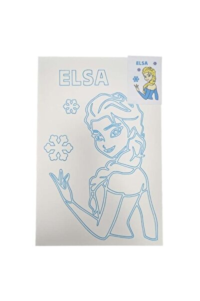 OEM Set de desen cu nisip colorat, Elsa, Frozen