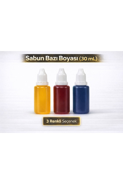 Organik Hekim 3’lü Sabun Boyası Seti – Seçilen 3 renk 3x 30 ml – Konsantre Sı...