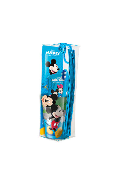 Mr.white Set de igienă orală pentru copii cu geantă DISNEY MICKEY MR. WHITE