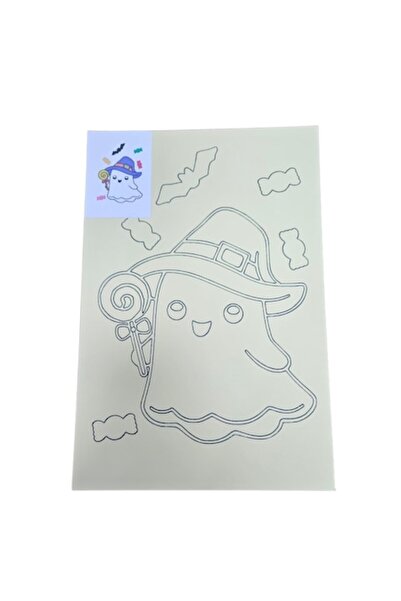 OEM Desen cu nisip colorat - Fantomă de Halloween