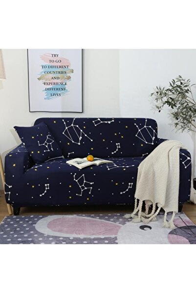 ANATOLIATEKSTILE Husă Canapea Colțar Elastică M(145*200) cu elastic, Protecți...