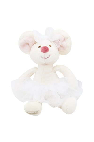 DecoDepot Figurină de pluș Antonia Little Dancing Mousy, albă, 15 cm, Bukowski