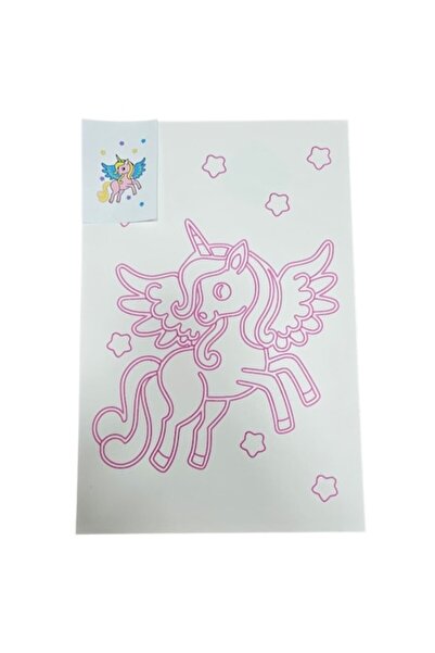OEM Colored Sand Drawing - Unicorn Model