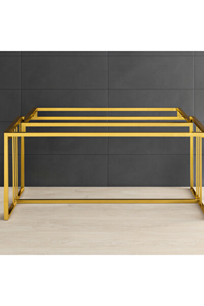 STAR KROM Gold Black Cam Masa Ayağı