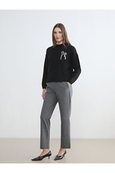 LC Waikiki Sparkling Choices by Shining Store Women's Embroidered Pleated Pan...