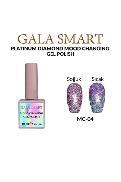 gala smart Platinum Diamond Kalıcı Oje 10 ML (Suda Renk Değiştiren Kalıcı Oje)