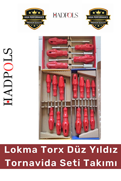 HadPols #TornavidaSeti Lokma Torx Düz Yıldız Vida Onarım Tadilat Sağlam Tamir...