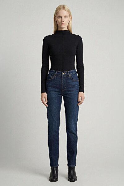 Rays 8262A Jumătate de gât cu partea frontală din piele, negru