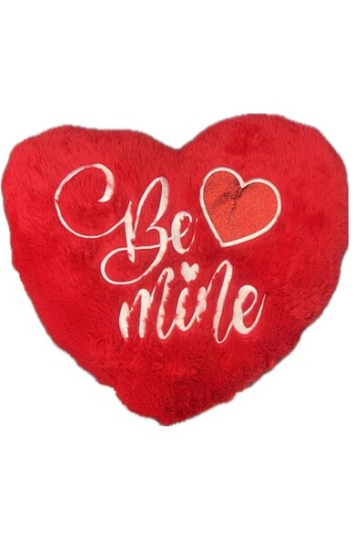 OEM Heart Shaped Plush Pillow, 35x25cm