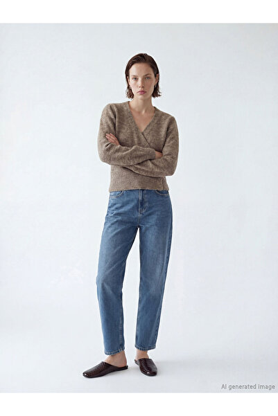 LC Waikiki Sparkling Choices from Shining Store Barrel Fit Women's Jean Pants