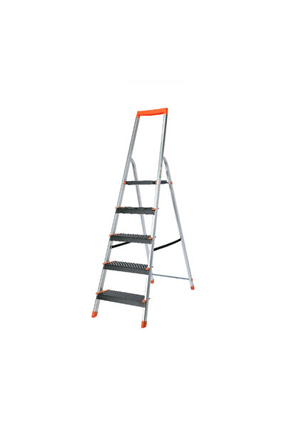 Robinson Weather Resistant 5-Non Slip Steps Aluminium Foldable Ladder