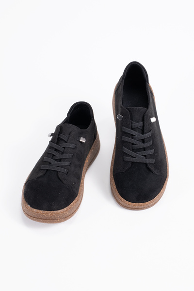 MARSEDO Дамски мокасини за ежедневен комфорт Naomi от черна кожа