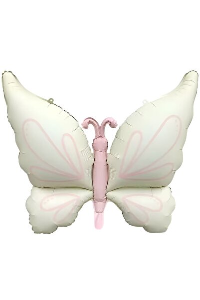 BKMC PARTY بالون فويل كبير على شكل فراشة بتصميم ريترو