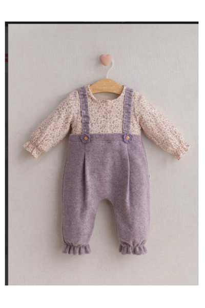 Tongs Baby طقم أطفال مكون من قميص مزين بالزهور وبنطلون (3-9 أشهر) إنتاج عالي ...