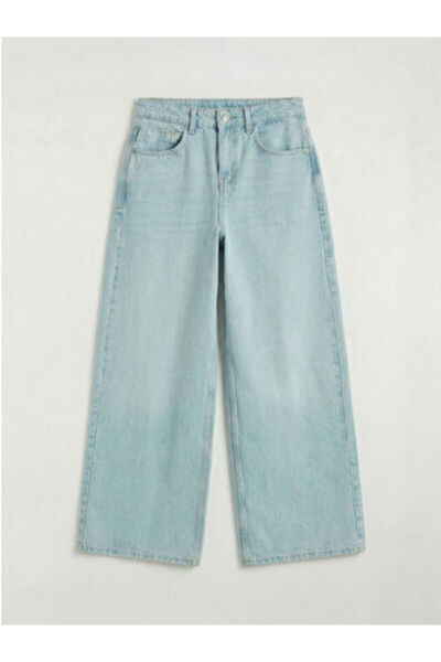 LC Waikiki Artı-Store Standard Fit Women's Jean Pants, Made of Cotton Denim F...