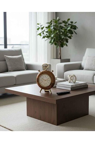 ROSSEV Masa Saati Ahşap Ayaklı Büyük Boy – 20 x 30 cm