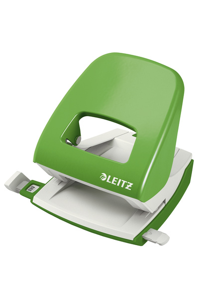 Leitz Office Hole Punch 30 Sheets Model 5008 Metal Light Green