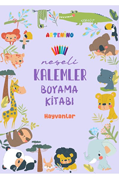 Artenino Coloring Book Joyful Pencils - Animals