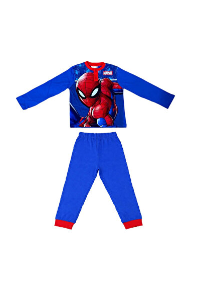 SPIDERMAN Children's pajamas, 100% cotton, blue, Hero, Spiderman, Marvel