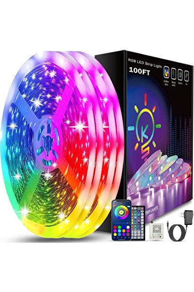 xenomo Xenomo® smart LED strip 30 m, bluetooth, app + remote control, music, ...
