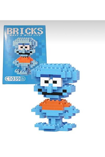 TELEFONAKSESUARI Squiward Bricks Karakter Figür Oyuncak - 3D Yapboz Puzzle Ya...