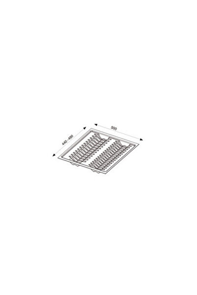 Hafele Vertical Plate Holder, Plastic for Drawer 600 x 450-500 mm, Silver