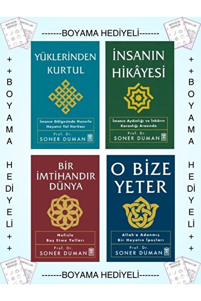 Timaş Yayınları Boyamalı Yüklerinden Kurtul İnsanın Hikayesi Bir İmtihandır D...