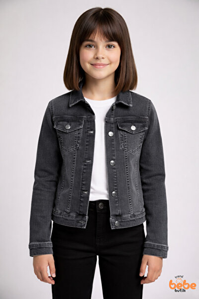 Trend Bebe Butik Devojčice, ležerna traper jakna Sezonsko 9-15 godina, školsk...