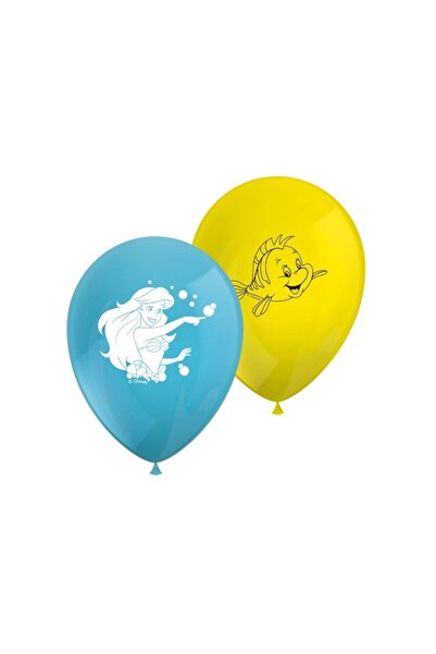 Procos Set of 8 Ariel latex balloons 28 cm