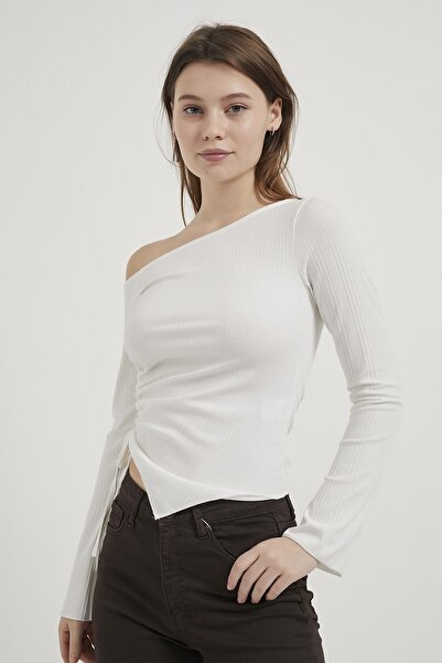 Arma Life Armalife 1525 adjustable ruched off shoulder women's blouse