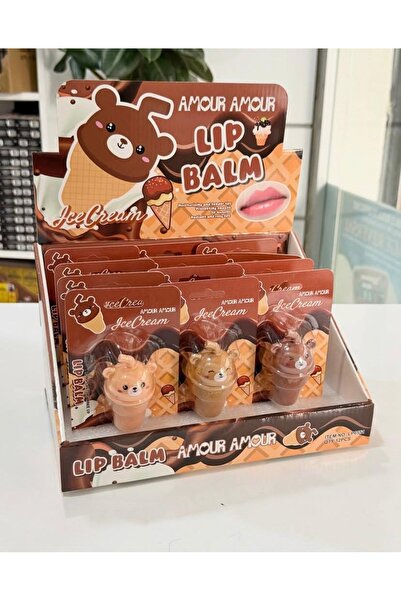 Kokoş LIP BALM AMOUR AYICIK FİGÜRLÜ