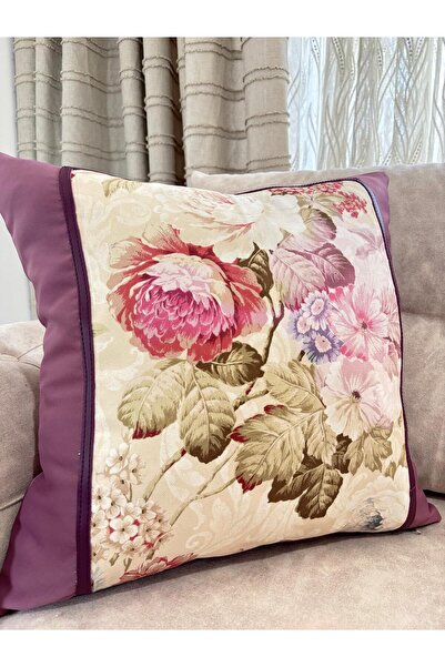 YOUC Design Design Throw Pillow Cover 48X47 Limited Edition Floral Dried Rose