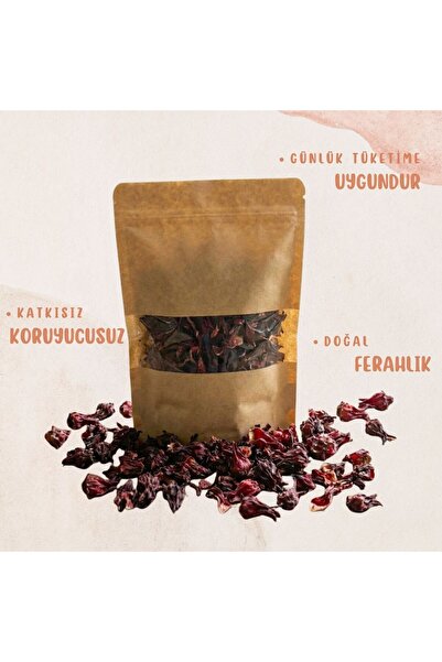 Rosess Hibiskus Çayı (Nar Çiçeği) 100 g | Doğal Bitki Çayı | Kurutulmuş Hibiskus