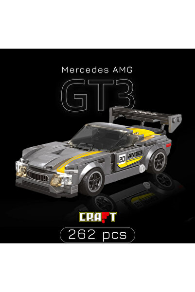 MJ TOYS Teknik Mercedes AMG GT3 Yapı Oyuncak Araba Yapı Oyuncak Araba Yapı Bl...