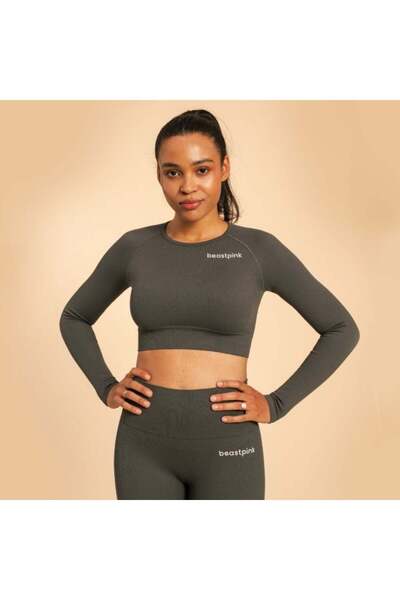 GymBeam Top Crop Hyper Shadow - BeastPink