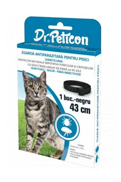 BistriVet Zgardă antiparazitară non-medicamentoasă pentru pisici, Dr Peticon